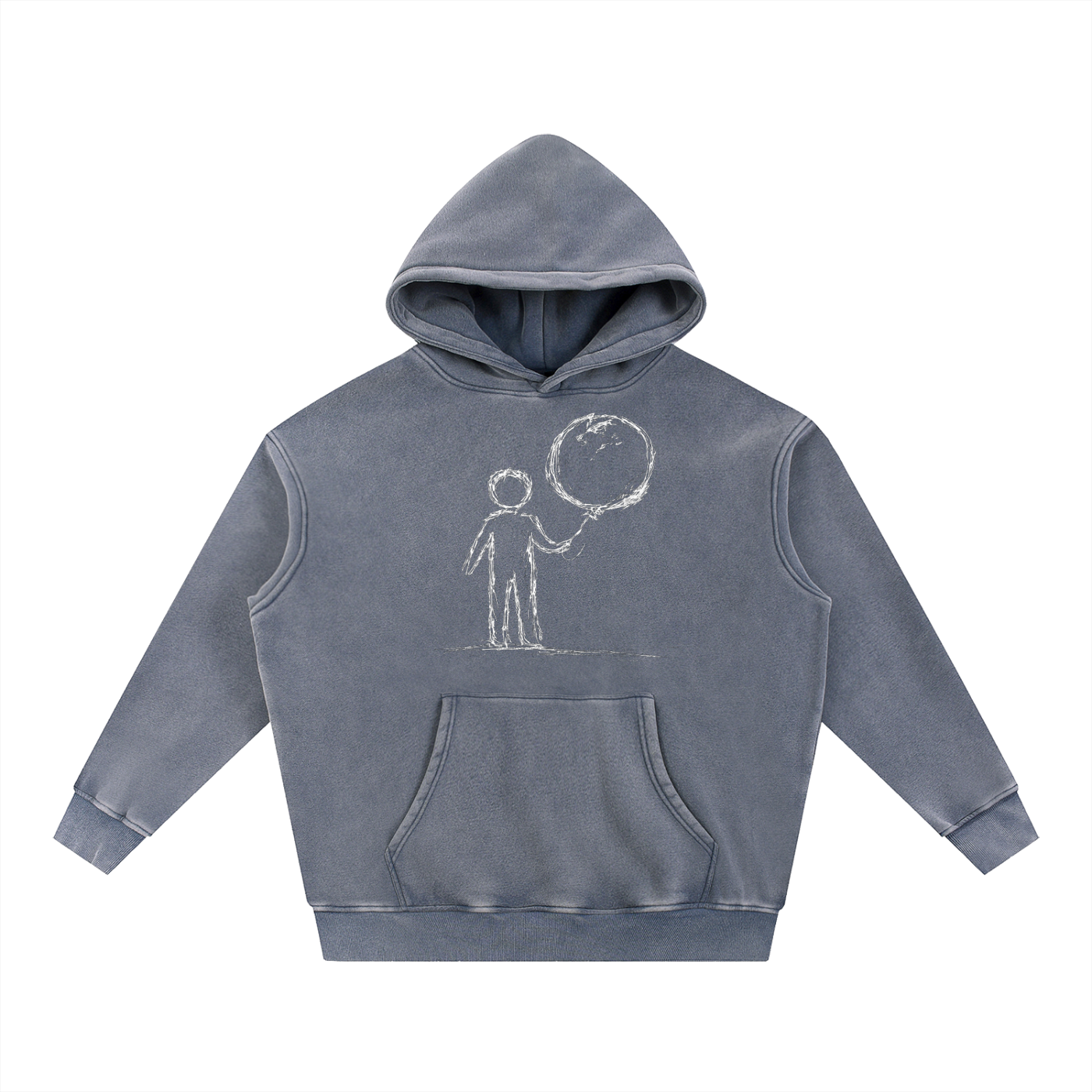 Balloon boy hoodie (White)