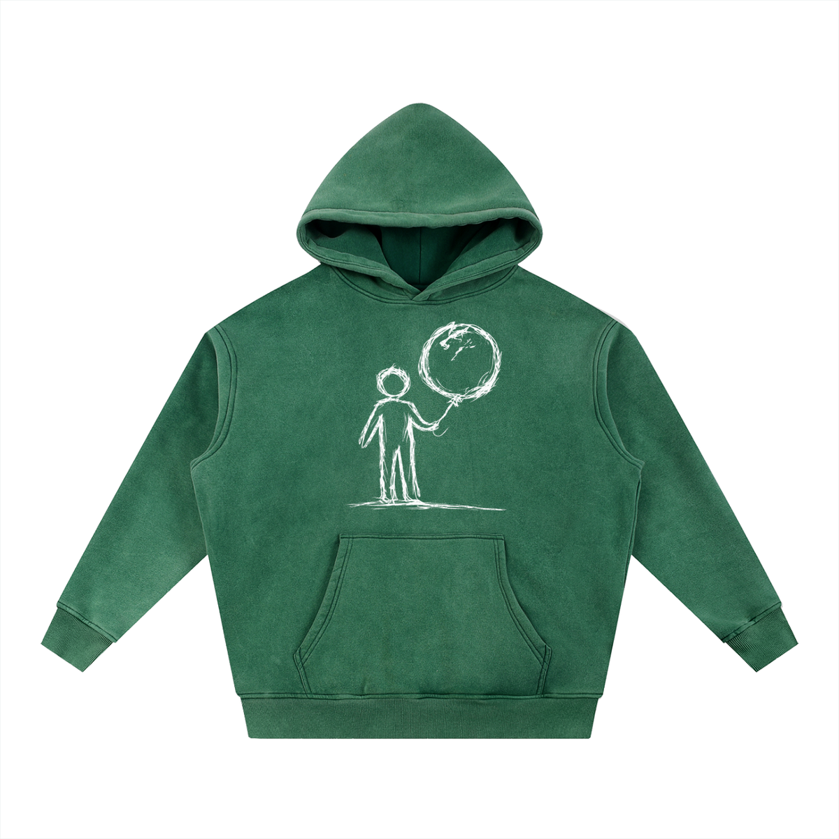 Balloon boy hoodie (White)