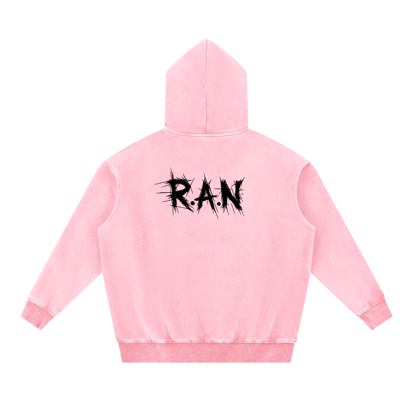 Snow Wash Fleece Oversize Hoodie